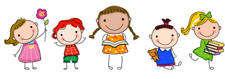 Group of kidsのイラスト素材