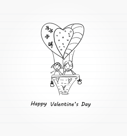 valentine  's dayのイラスト素材