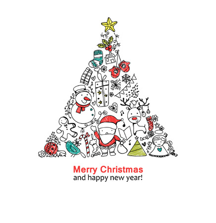 Christmas treeのイラスト素材