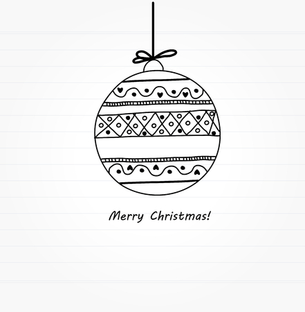 Christmas ballのイラスト素材