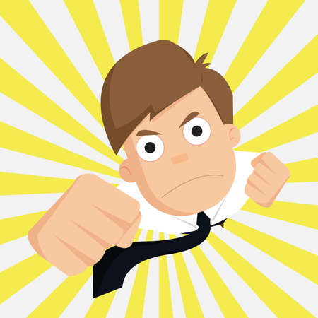 businessman of success business,Outstanding,Employee.vectorのイラスト素材