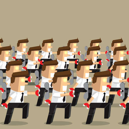 businessman robot.vectorのイラスト素材