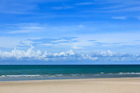 Tropical beach. Sky and sea.の写真素材