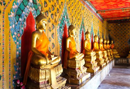 Buddha statue at Wat Arun Bangkok Thailand.