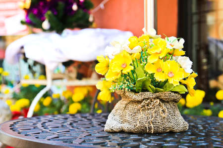 Decoration artificial flowerの写真素材