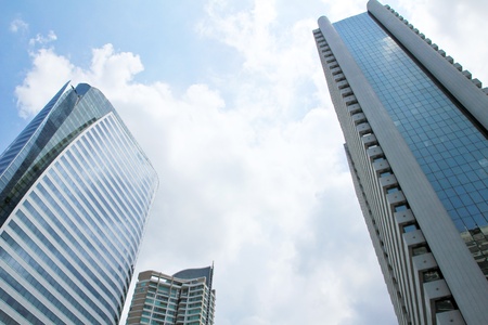Office buildings in business center