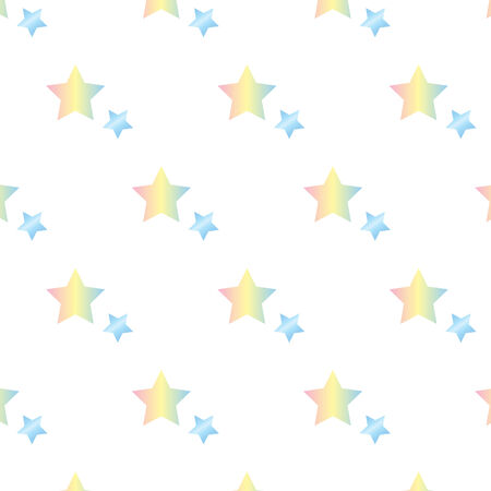 stars seamless patternのイラスト素材