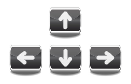 arrow buttonsのイラスト素材