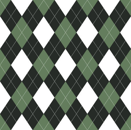 Seamless argyle pattern. Diamond shapes background.