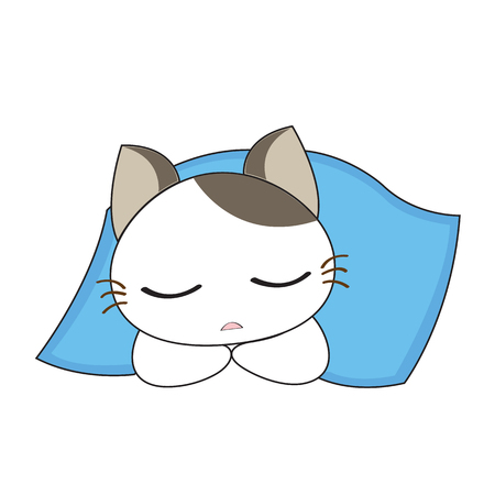 Cute cat characterのイラスト素材