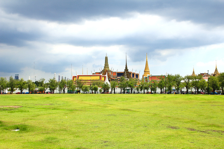 Wat pra kaew, Grand palace ,Bangkok,Thailand.の写真素材