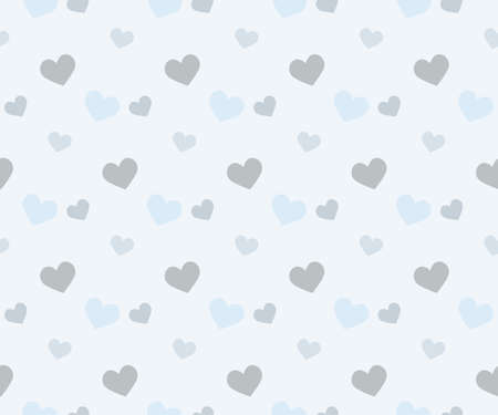 Romantic pattern with hearts. Vector illustration. Backgroundのイラスト素材