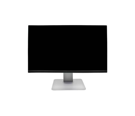 Computer monitor isolated on white backgroundの写真素材