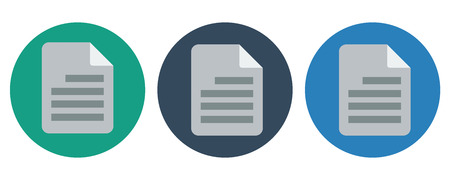 Document icon,Vector illustrationのイラスト素材