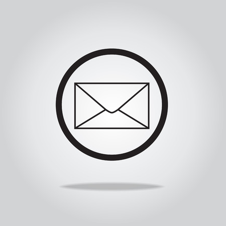 mail icon,vector illustrationのイラスト素材