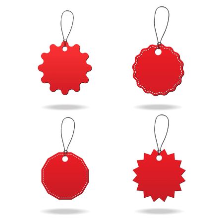 Vector Sale Tags / Labels.のイラスト素材