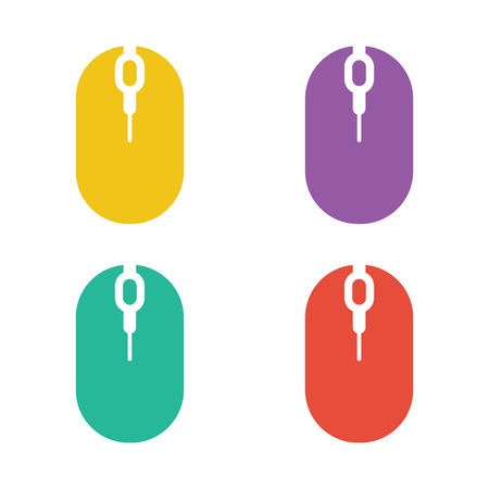 Computer mouse iconのイラスト素材