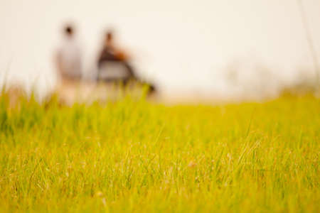 A Couple in Blurの写真素材