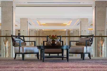 Luxury sofa chair as in the living roomの写真素材