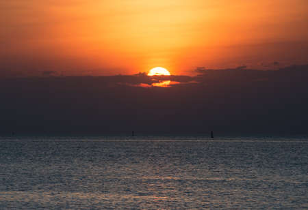 Sunset seaの写真素材