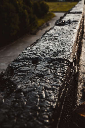 Bitumen roof on an industrial hall combined with tin attic