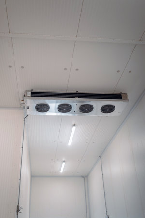 Refrigeration chamber for food storage. Installation for the production of ice. Refrigeration...