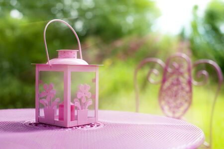 Garden lanternの写真素材