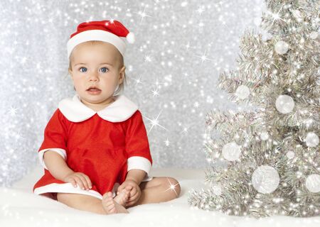 Sweet christmas babyの写真素材