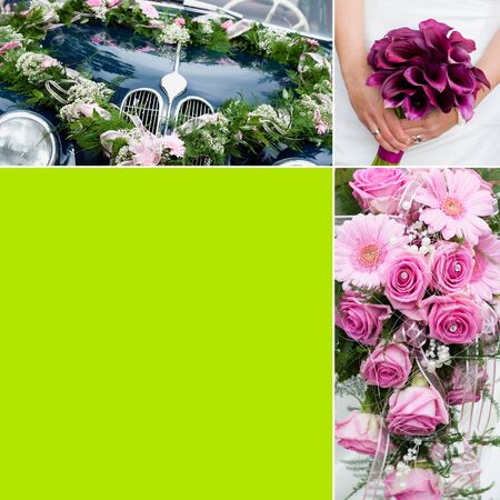 Wedding collageの写真素材
