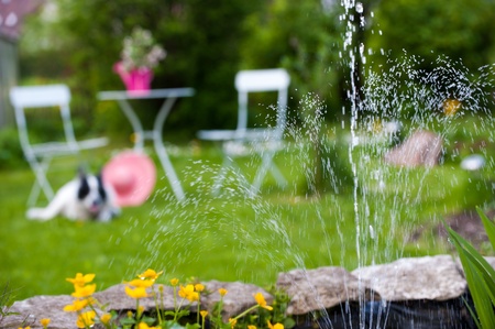 Garden idyllの写真素材