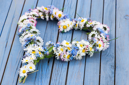 Flower heartの写真素材