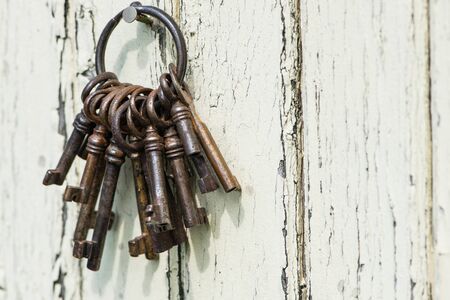 Old keysの写真素材