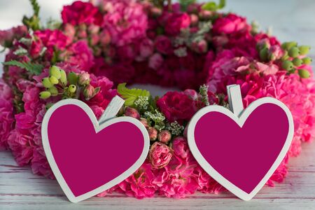 Wreath of rosesの写真素材
