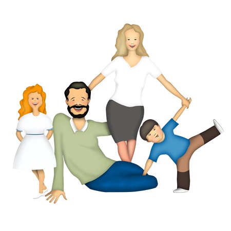 Familyの写真素材