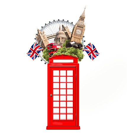 London collageの写真素材