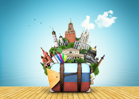 Russia travel place vectorの写真素材