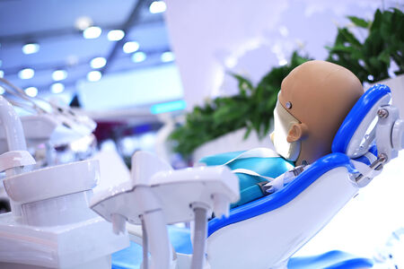 Dental technician, the instruments to the dentistの写真素材