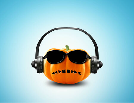 Pumpkin on Halloweenの写真素材