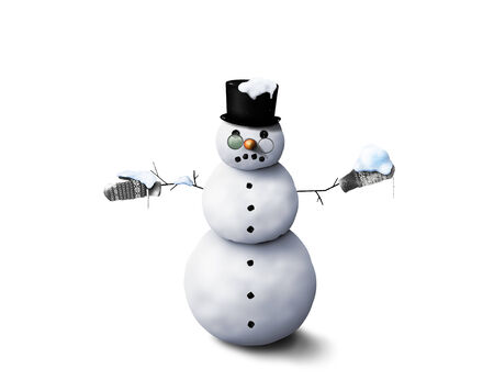 Snowmanの写真素材