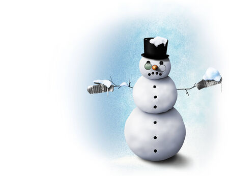 Snowmanの写真素材