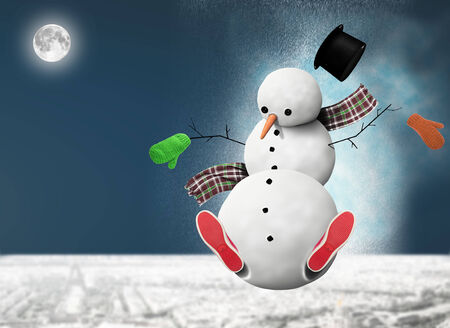 Snowmanの写真素材