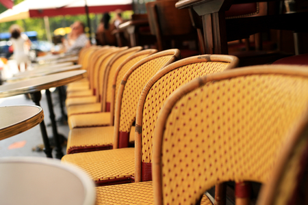 Caf? in Parisの写真素材