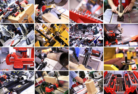 Industrial collage.の写真素材