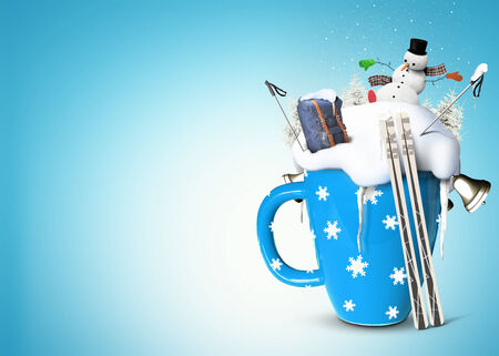 Christmas Cupの写真素材