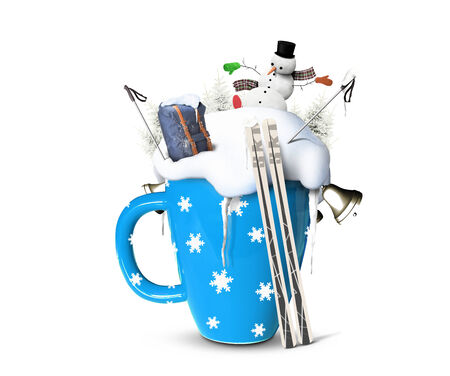 Christmas Cupの写真素材