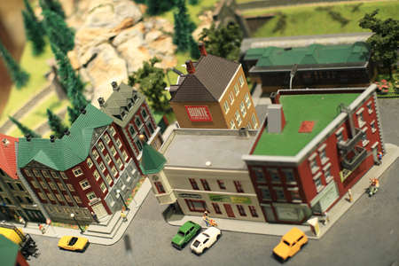 Miniature townの写真素材