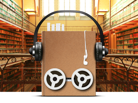 Audio bookの写真素材