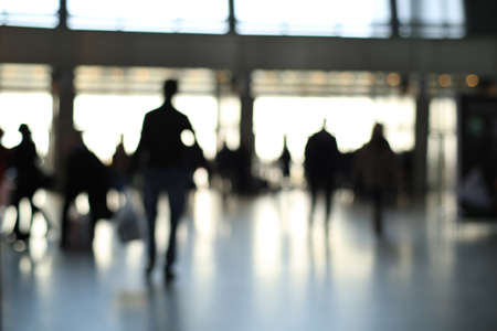 People, blurred backgroundの写真素材