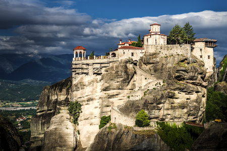 Varlaam Monastery in Meteora, Greece.のeditorial素材