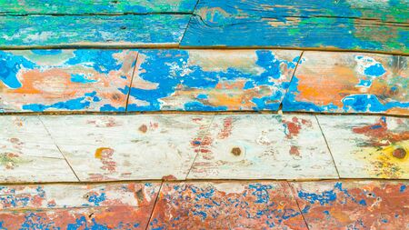 Rustic and abstract texture wooden colored backgroundの写真素材